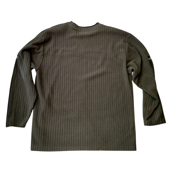 Men's Olive Long Sleeve Tee - Picture 3 of 7